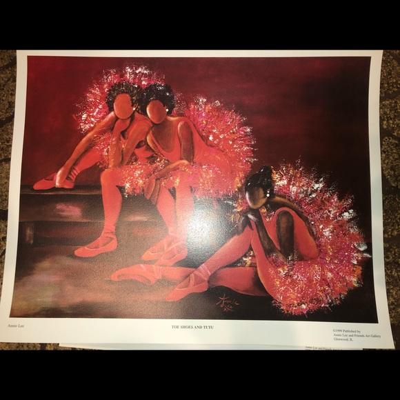 COPY - Annie Lee print 15x18 inch TOE SHOES & TUTU - Picture 4 of 4